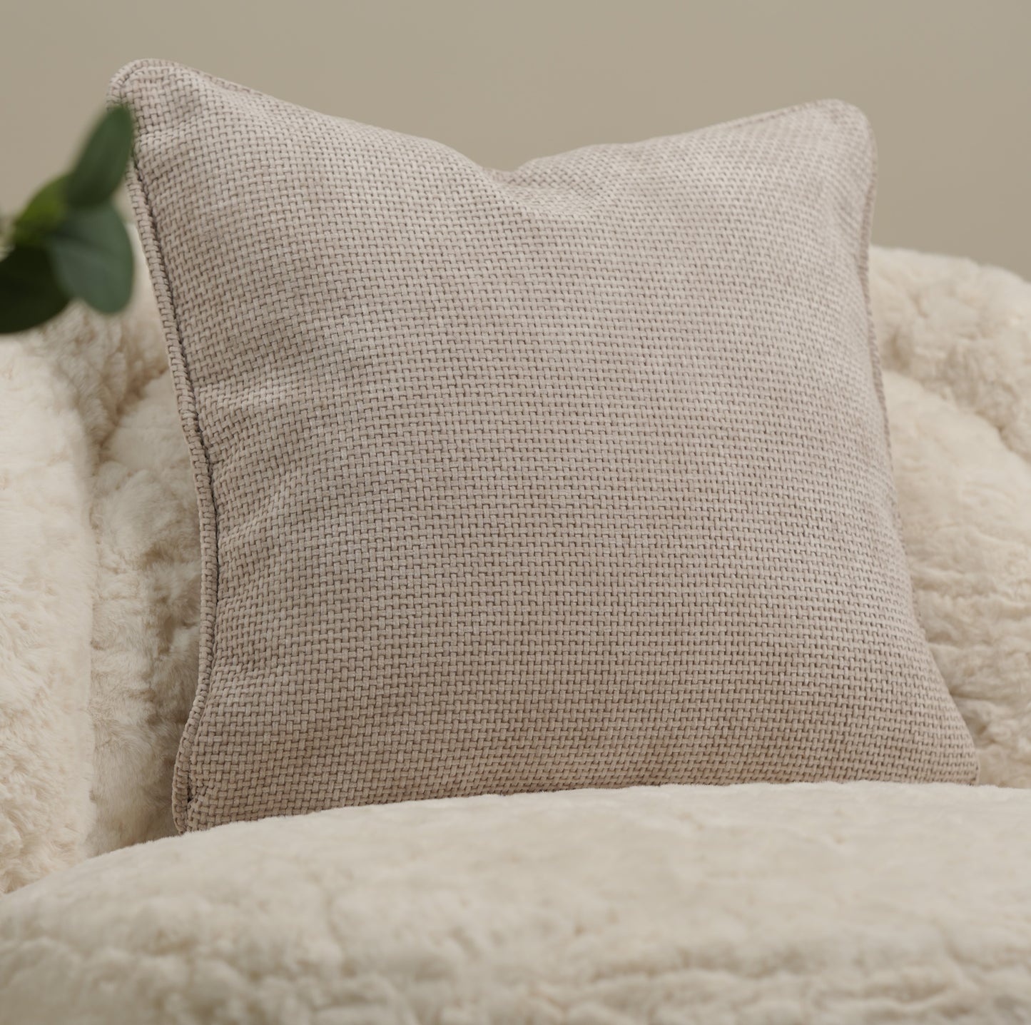 Pixel grey cushion