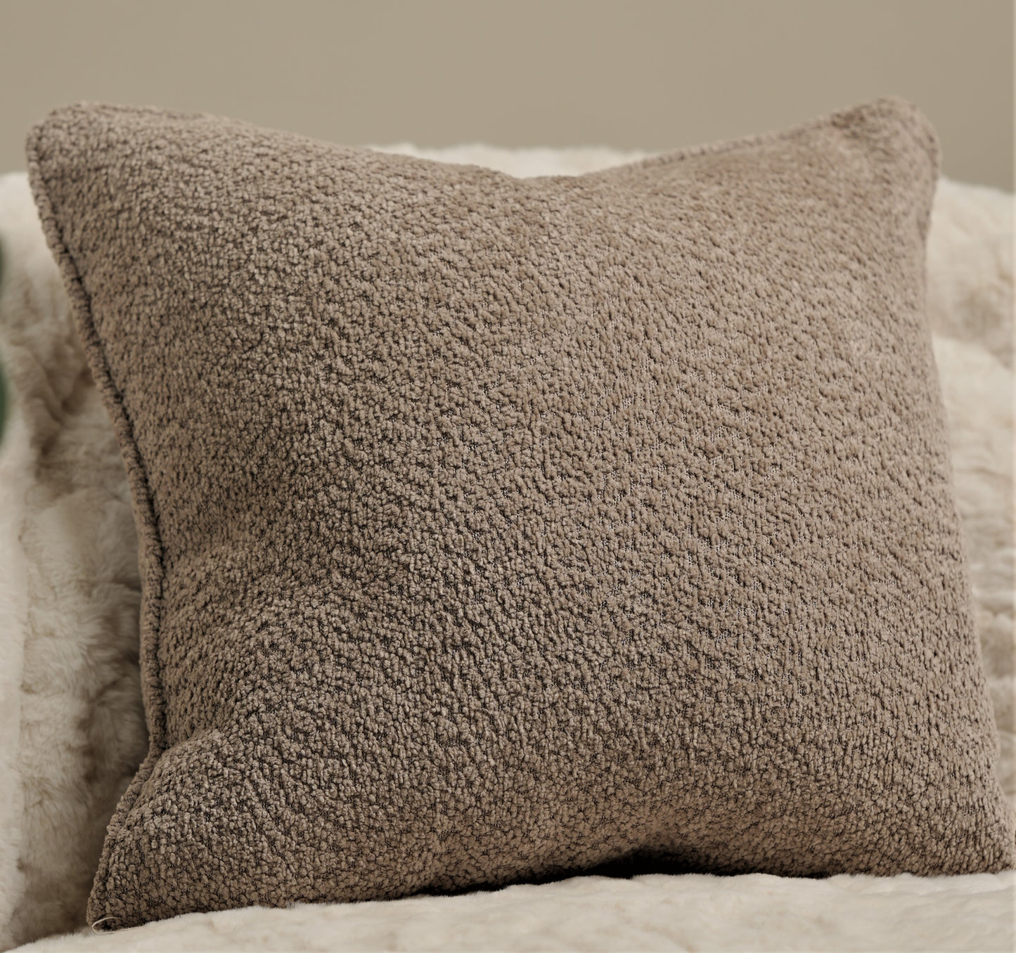 Teddy grey cushion
