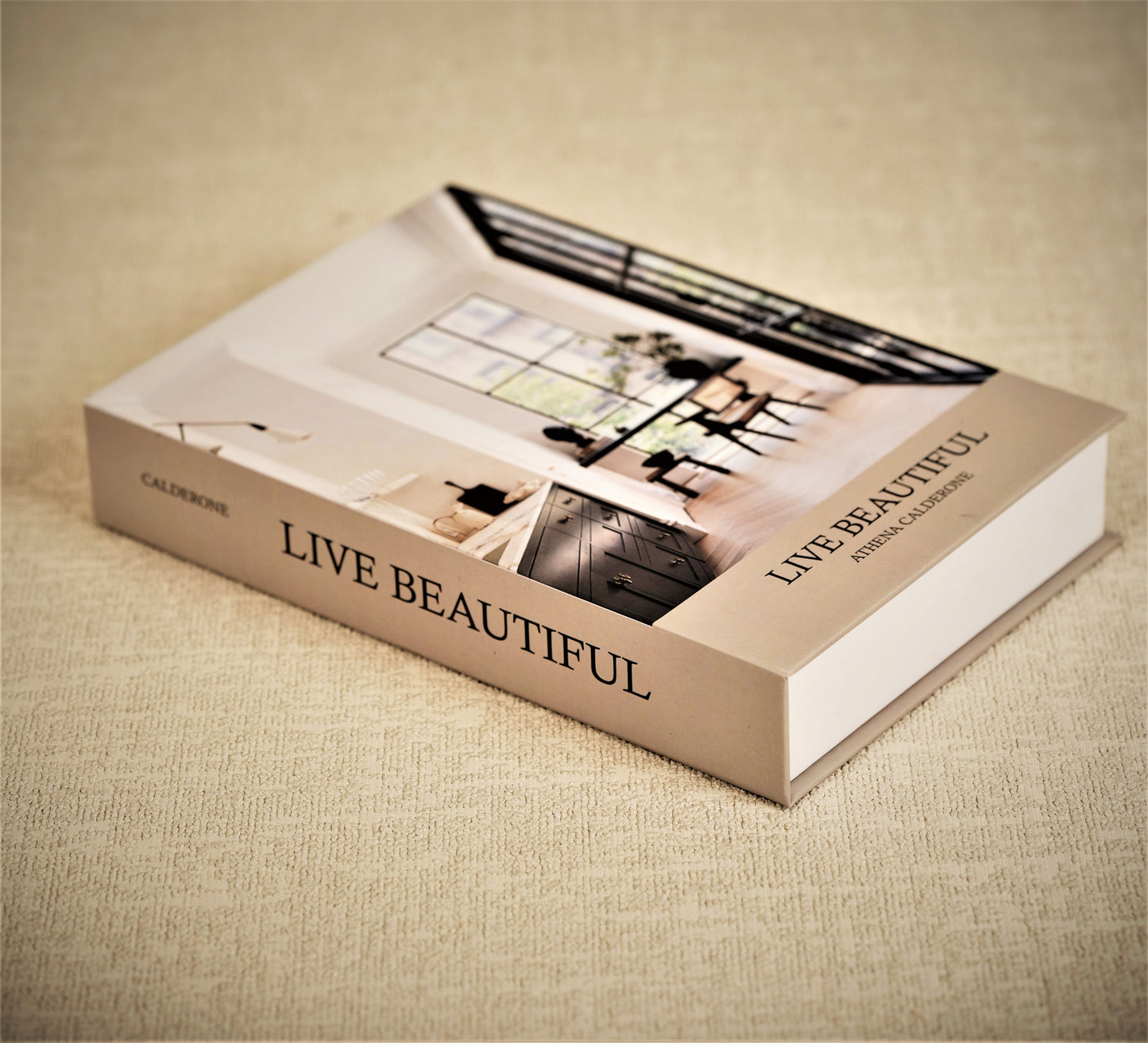 Live beautiful-Faux Accent book