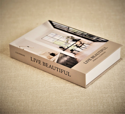 Live beautiful-Faux Accent book