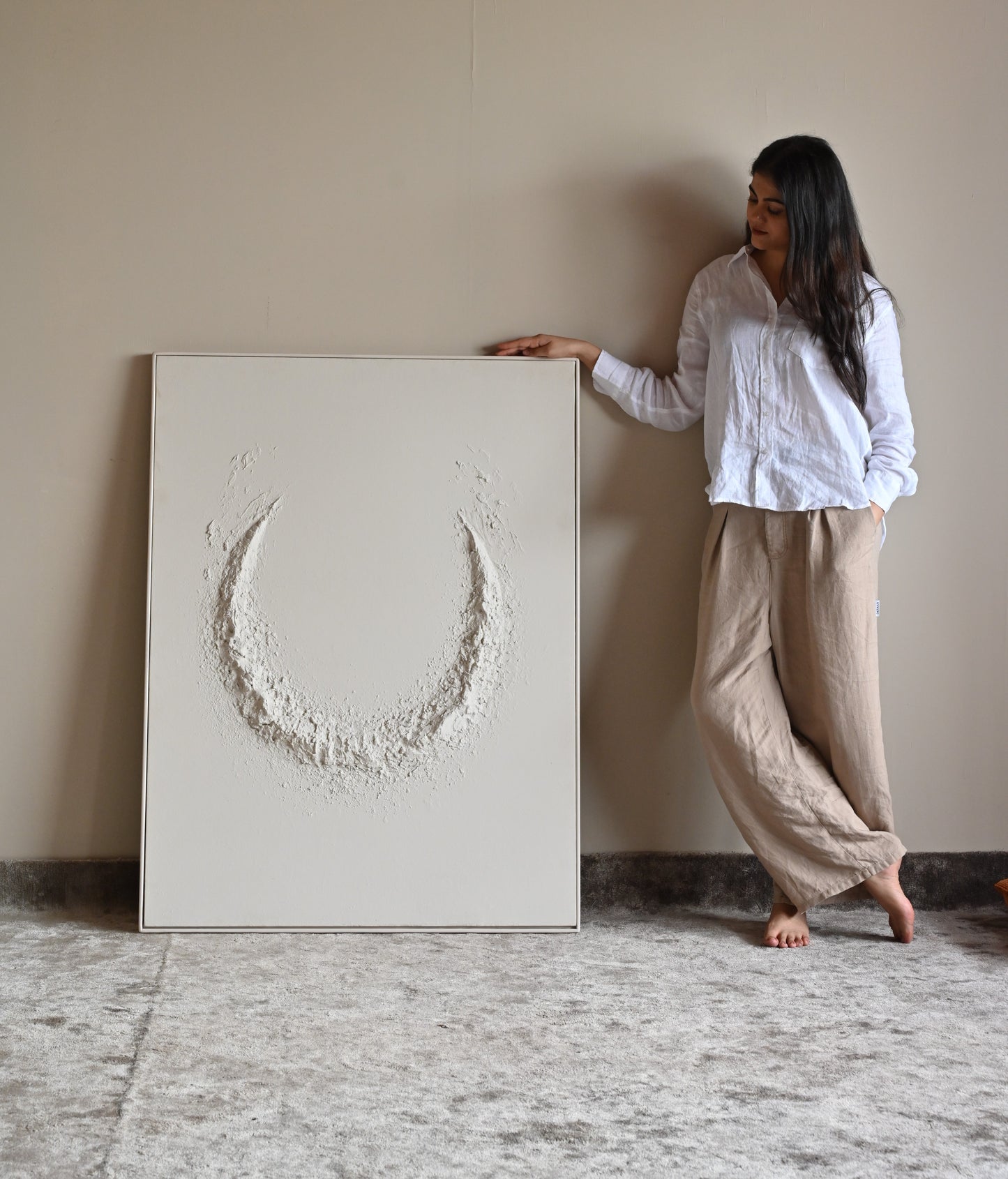 Crater- Minimal textural wall-art