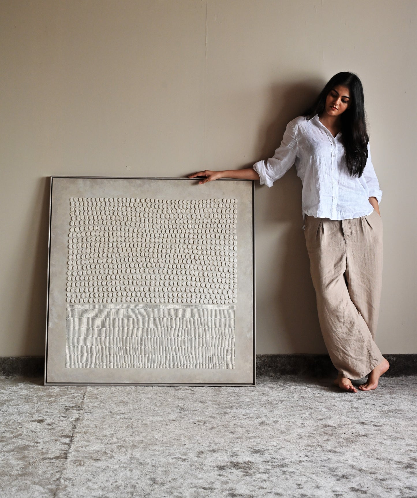 Puntos- Minimal textural wall art