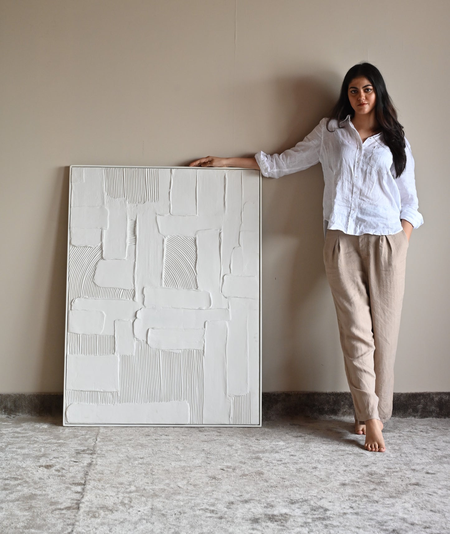 Textura Plano- Minimal textural wall art
