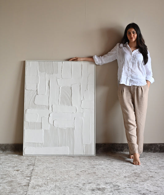 Textura Plano- Minimal textural wall art