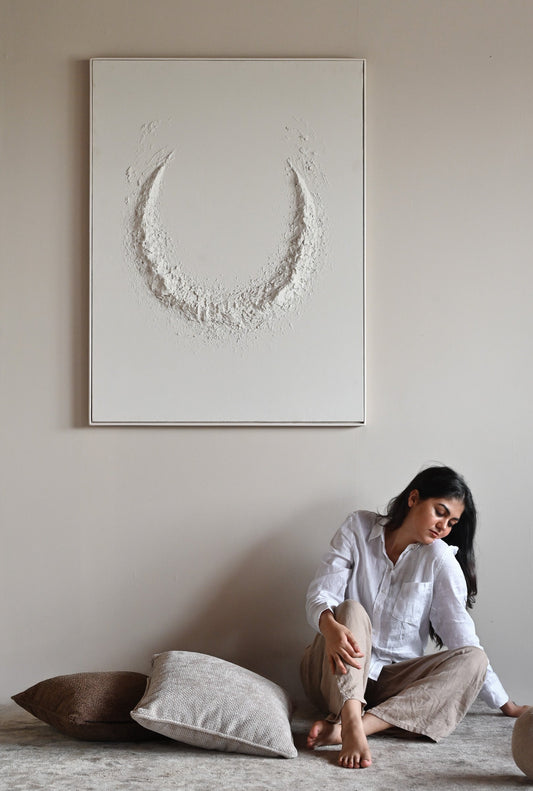Crater- Minimal textural wall-art