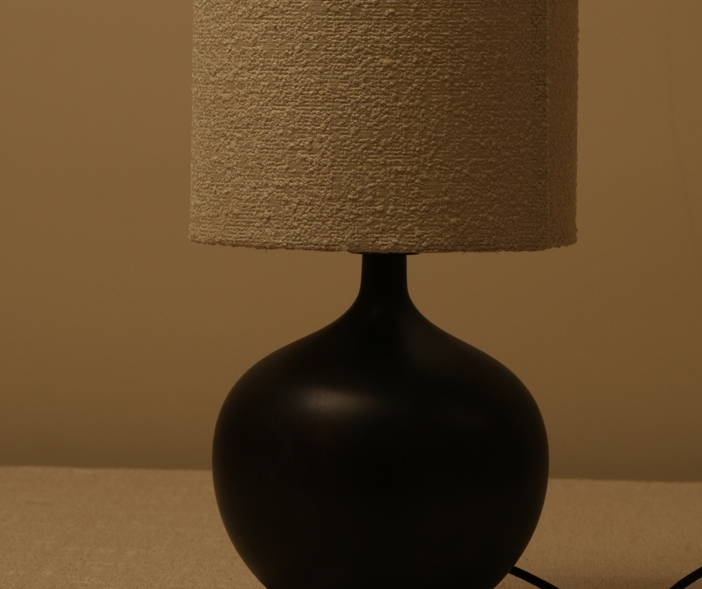 Manza table lamp textured shade