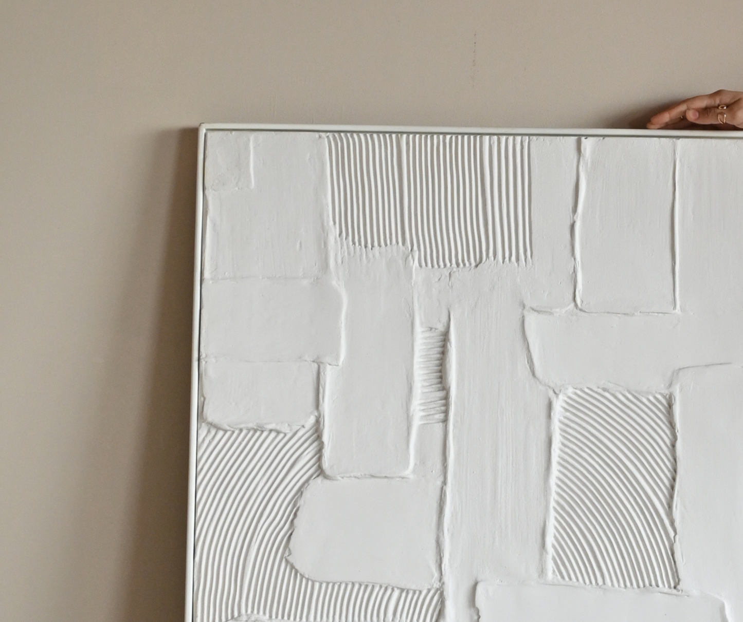 Textura Plano- Minimal textural wall art