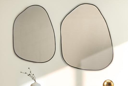 Organ Mirror set of 2 with black frame